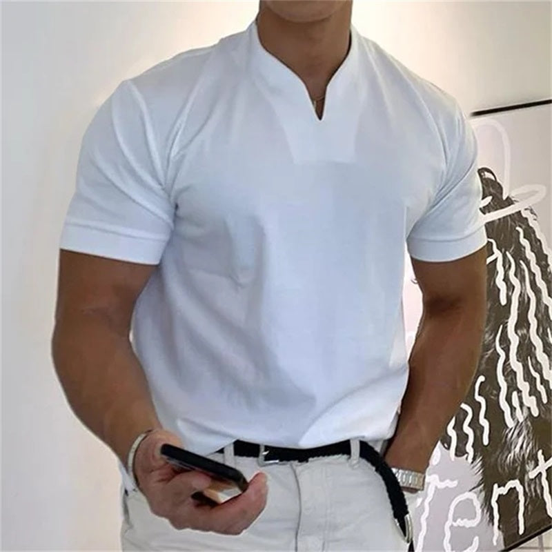 2026 Gentlemans business kortärmad fitness-T-shirt