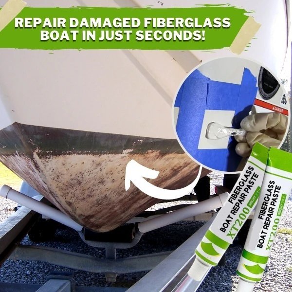 🚤 Richvrd glasfiber-reparationspasta för båt – snabb gelcoat-reparation, marinkvalitet, enkel applicering ✨