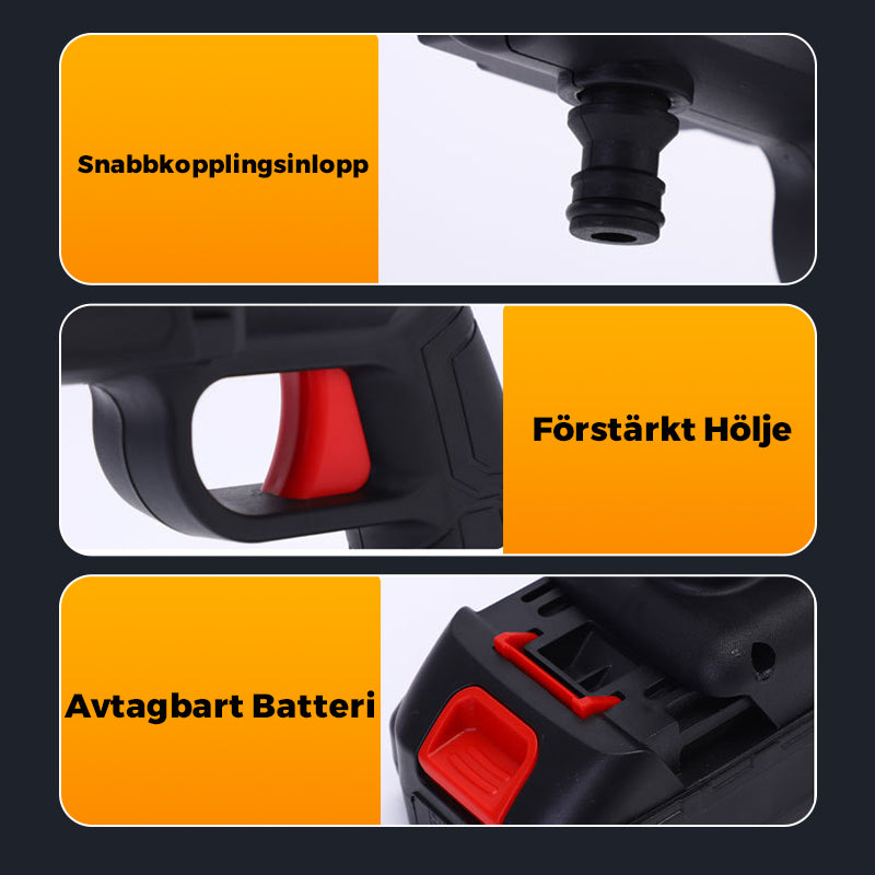 🚗2025 Ny ⏰Multifunktionell bärbar sladdlös högtryckstvätt