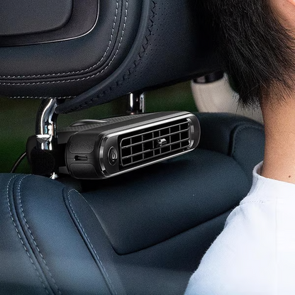 ❄️Sommarens heta rea❄️Dual Turbo USB bilstolsfläkt - bakre kuddfläkt med hög vindstyrka