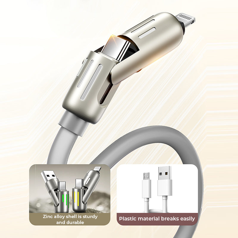 🔥240W 4-i-1 USB C-Kabel