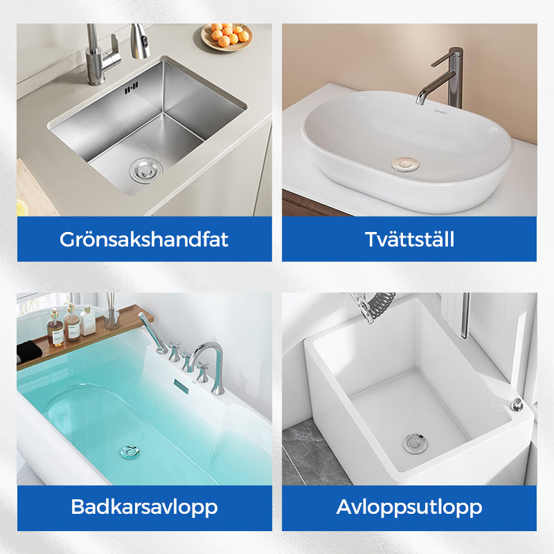 🚰 KÖP 1 FÅ 1 GRATIS! ✨ Universellt Avloppsfilter för Diskho – Fångar Upp Avfall, Enkel Installation & Snabb Rengöring 🛠️