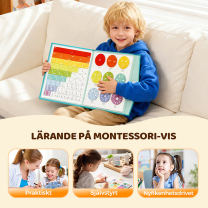 🧩 50% RABATT! 🧲 Montessori Fraktionspussel – Magnetiska Delar, Pedagogiskt & Utvecklar Matematikförståelse ✨