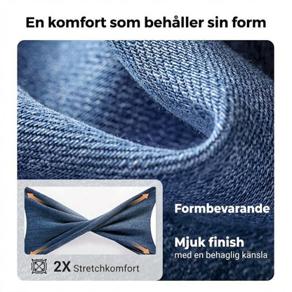 👖 50% RABATT! 🔥 Moderna Stretchjeans i Slim Fit – Vintage-tvättad, Bekväm Stretch & Perfekt För Vardagsbruk 💙