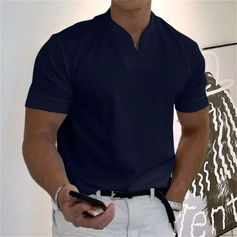 2026 Gentlemans business kortärmad fitness-T-shirt