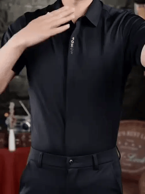 🔥Snabbtorkande businessskjorta i issilke för män