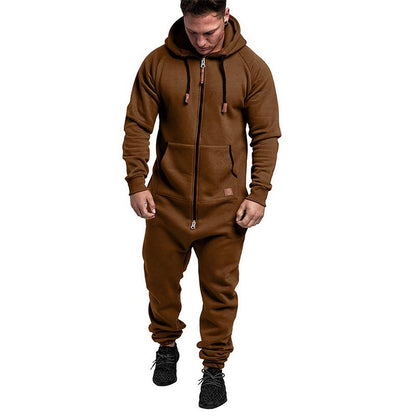 🎁2026 Nyheter 49 % RABATT💥Huvtröja i fleece, enfärgad jumpsuit