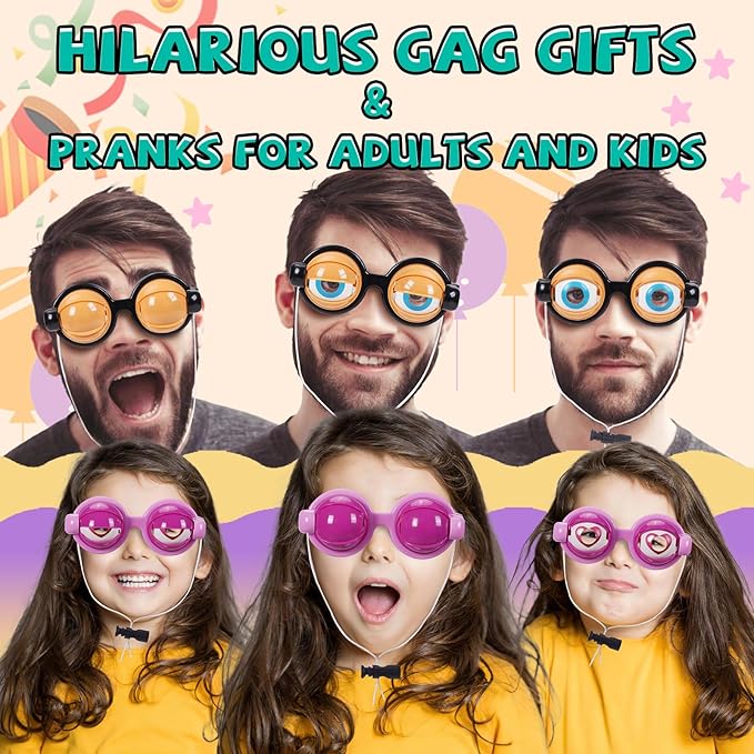 🔥JULREA 50 % RABATT!!🏆Flash Sale💥Roliga glasögon med blinkande ögonmekanism🥸