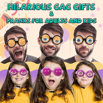🔥JULREA 50 % RABATT!!🏆Flash Sale💥Roliga glasögon med blinkande ögonmekanism🥸