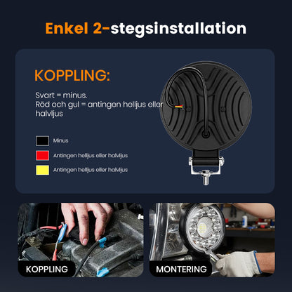 ✨💥Halva priset sista dagen💡4-tums LED-pod med 99 W för terrängbruk✨📍999 st LED-pärlor📍