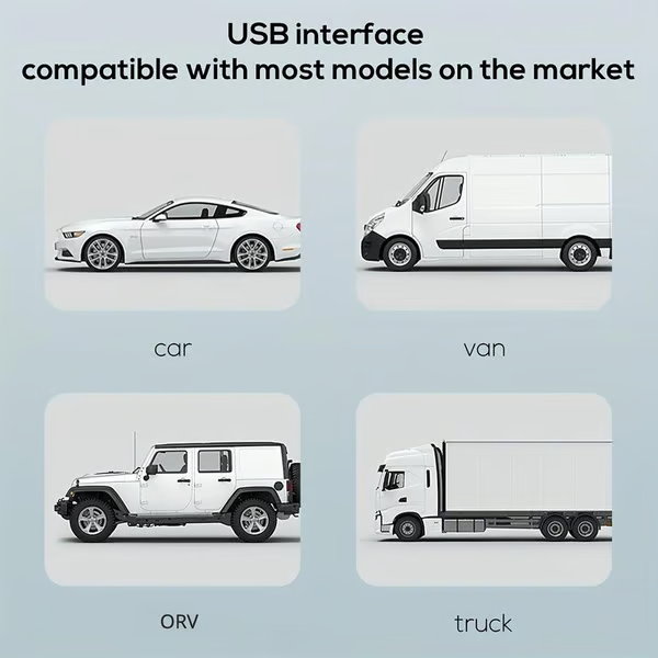 ❄️Sommarens heta rea❄️Dual Turbo USB bilstolsfläkt - bakre kuddfläkt med hög vindstyrka