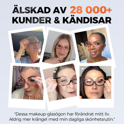 🔥💕Roterande sminkglasögon🧐