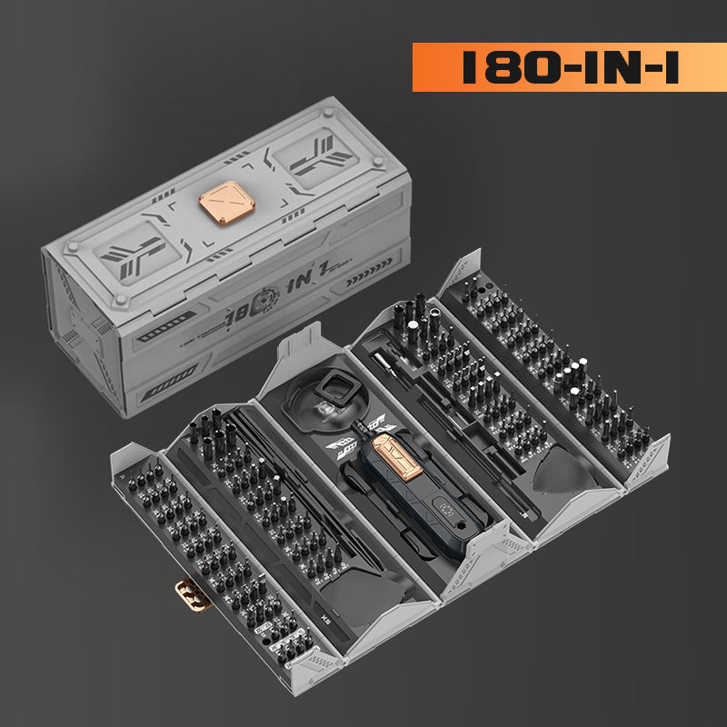 180-delars professionella precisionsskruvmejselsset