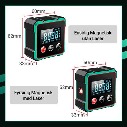 ✨ "Magnetisk Digital Vinkelmätare – 1mm Precision & Elektronisk Laser! 🔍⚙️" ✨