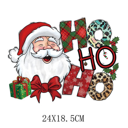 🎄 15 DELAR Julens Mysterie DTF-Transferpaket för Festliga DIY-kreationer