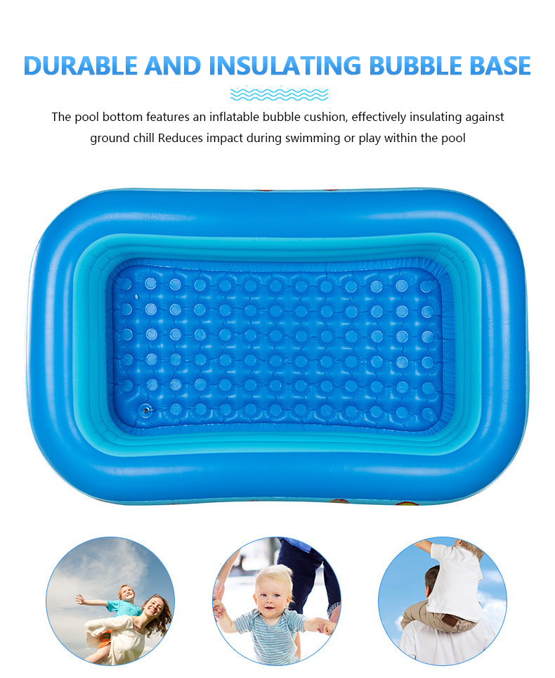 🌊 Hem Uppblåsbar simbassäng, gratis uppblåsbar pump, ⌛50% rabatt under en begränsad tid 💥