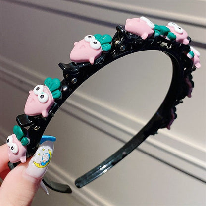 🎀 50% RABATT✨Söta flätade hårnål, fin dekoration för flickor
