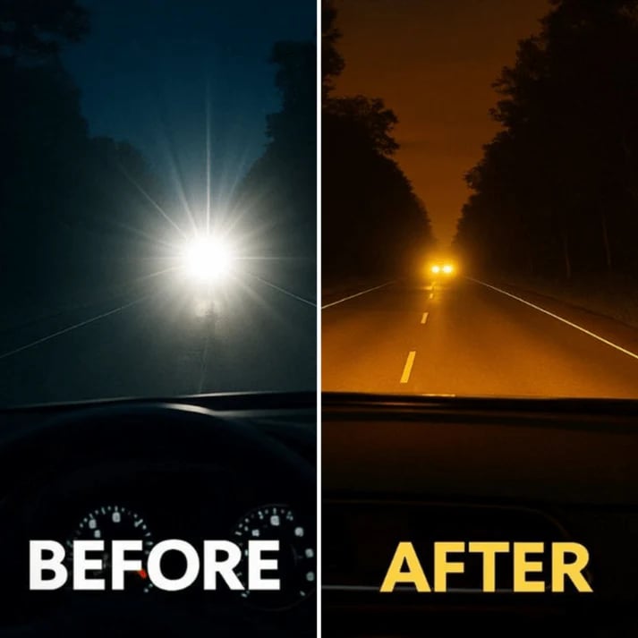 Mörkerseende körglasögon, antireflexbehandlade, polariserade