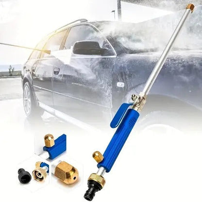 💦 50% RABATT NU! 🚿 Högtrycksvattenpistol – 3 Munstycken & Aluminiumlegering – Kraftfull Rengöringsstav för Bil & Trädgård 🚗