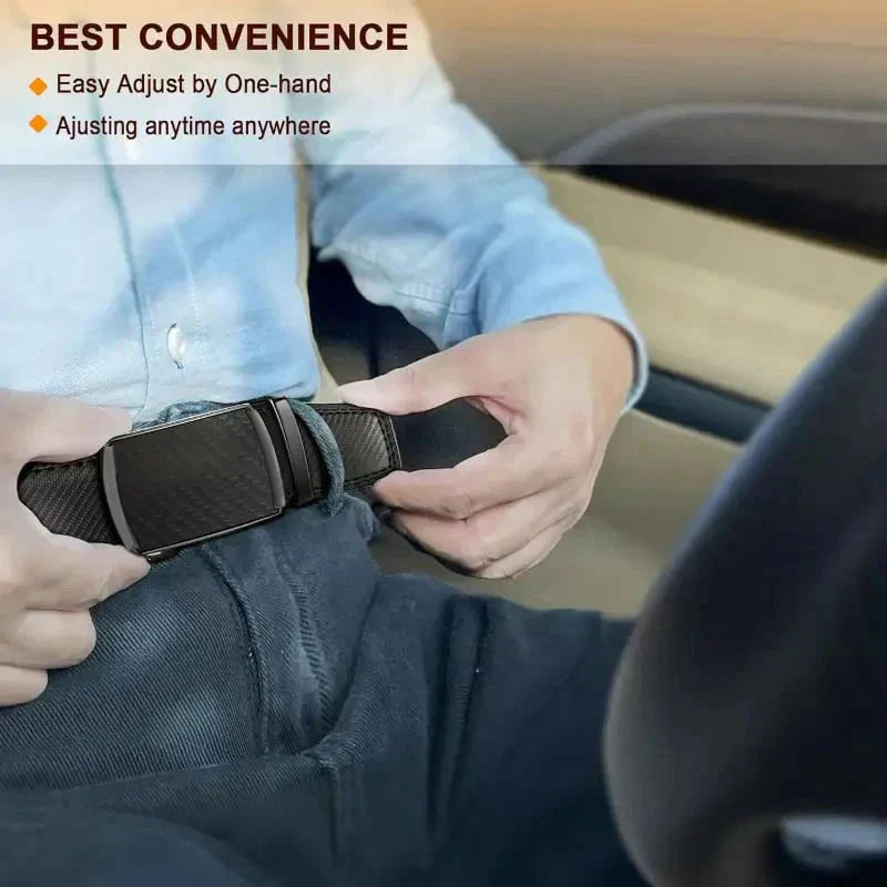 ✨️Best for Father🎁 Spärrbälte i läder med justerbart spänne💼