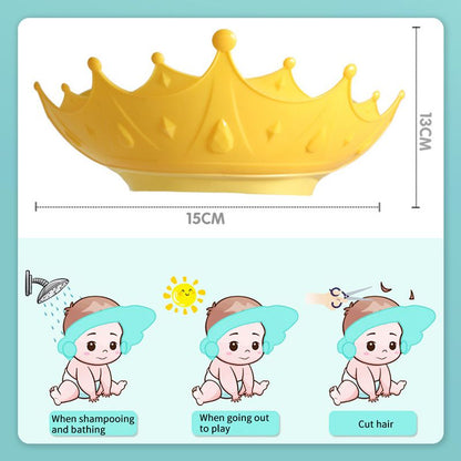 🛁 50 % RABATT NU! 👑 Barnens öronskyddsmössa – mjuk & varm – breddad uppvikt kant skyddar ögon och öron – perfekt för hårtvätt 🧒