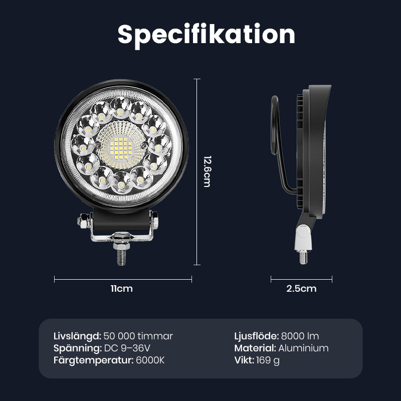 ✨💥Halva priset sista dagen💡4-tums LED-pod med 99 W för terrängbruk✨📍999 st LED-pärlor📍