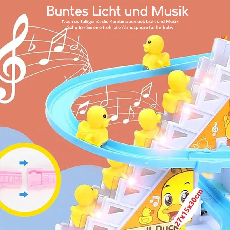 🐥Elektrisk anka Glidspår med ljus och musik🎉👶