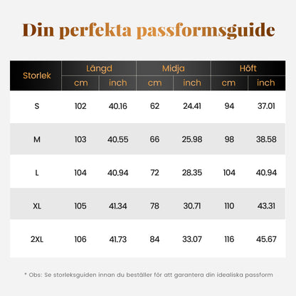 💖SISTA DAGENS REA 60% RABATT🥰Dambyxor med paljettmönster och vida ben och resår i midjan