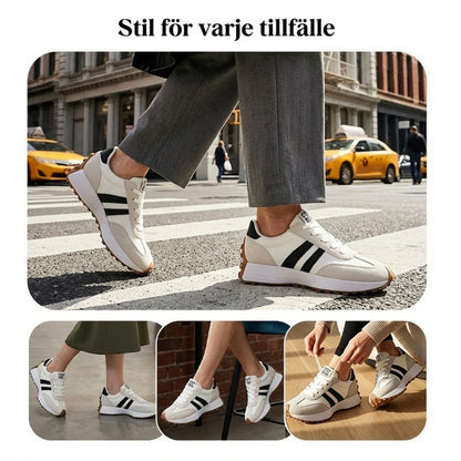 👟💥 63% RABATT! | Låga Casualskor för Damer – 4cm Plattform, Retrodesign & Halksäker!