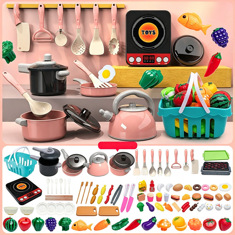 🔥 50 % RABATT! 🏕️ Leksakskök för barn – skapa roliga campingäventyr och låt barnen laga mat som vuxna ✨