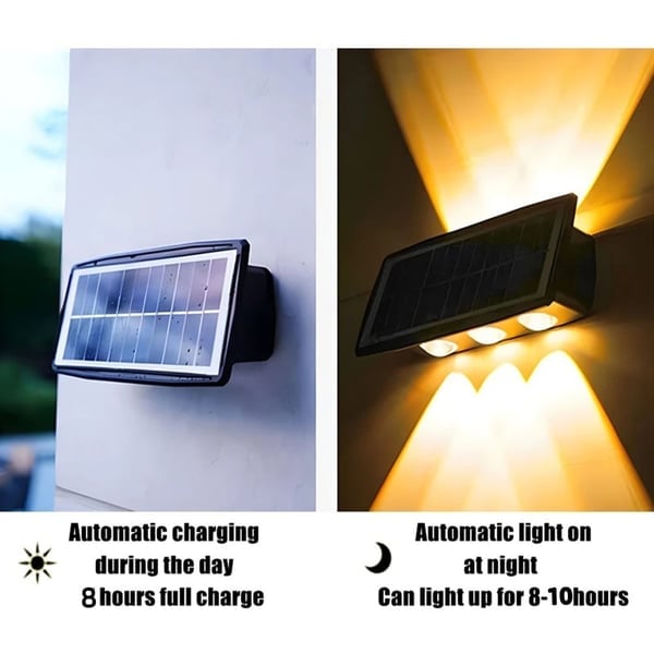 ✨ Erbjudande under begränsad tid ✨- Solcellsvägglampa för utomhusbruk