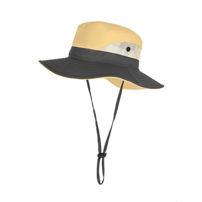 🔥 Solhatt för utomhusbruk, parhatt för fiskare, hopfällbar sommarsolhatt