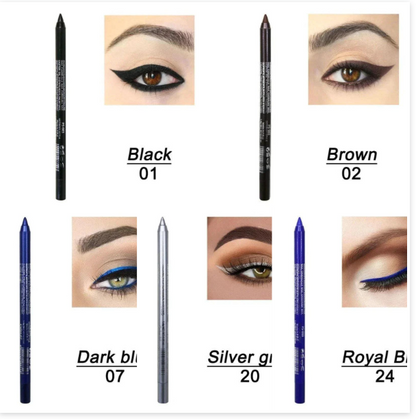 💄 50% RABATT! 🎨 14-delars Set med Vattenfast Gel-Eyeliner – Metallisk & Pärlemorskimrande Finish, Långvarig & Smetfri Formula För Perfekt Linning 👁️