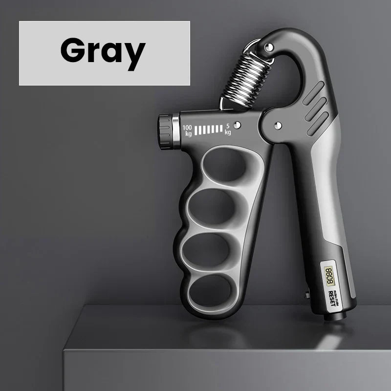 Justerbar handgreepstränare med elektronisk avläsnin