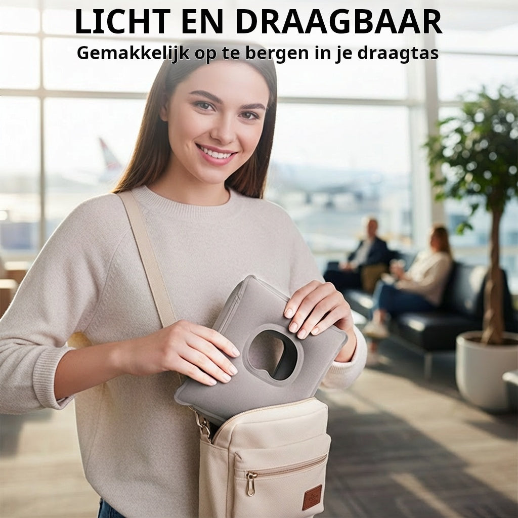 📢📢50% RABATT NU!! ⏰ Bärbar, uppblåsbar, ergonomisk resekudde: njut av en bekväm natts sömn när som helst, var som helst 🧳💤