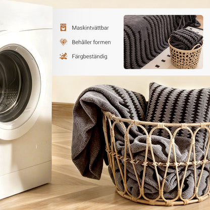 🛋️  ✨ Mjukt Plysch Sofföverdrag - Tjock & Slitstark med Elastiska Kanter för Skydd och Komfort 🏠🌟