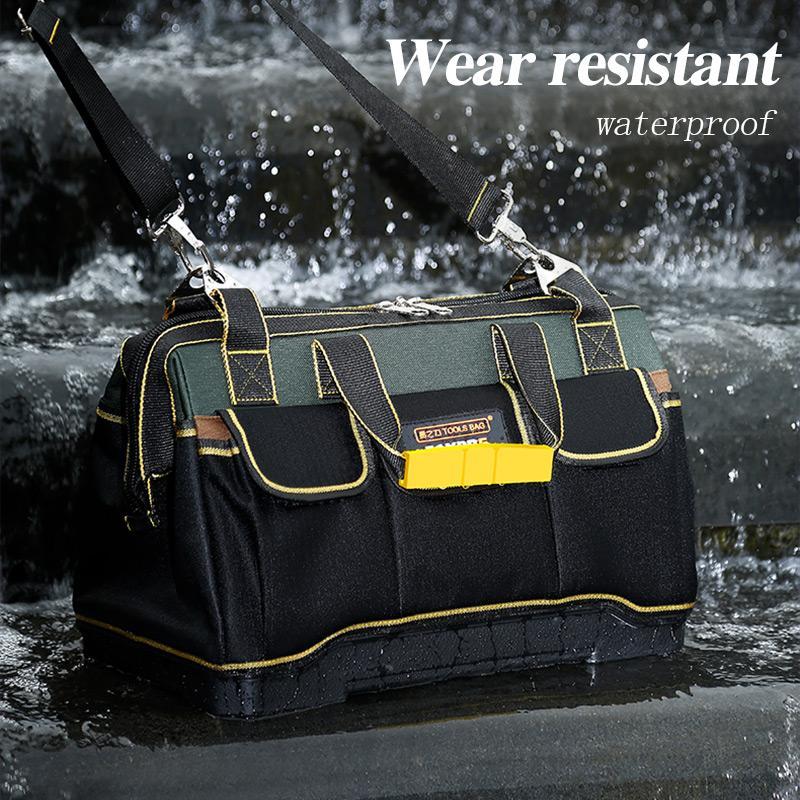 🧰 50 % RABATT NU! 🔧 Multi-functional wear resistance toolkit – stor kapacitet, vattentät Oxford-tyg & axelrem – perfekt för proffs och DIY 🛠️