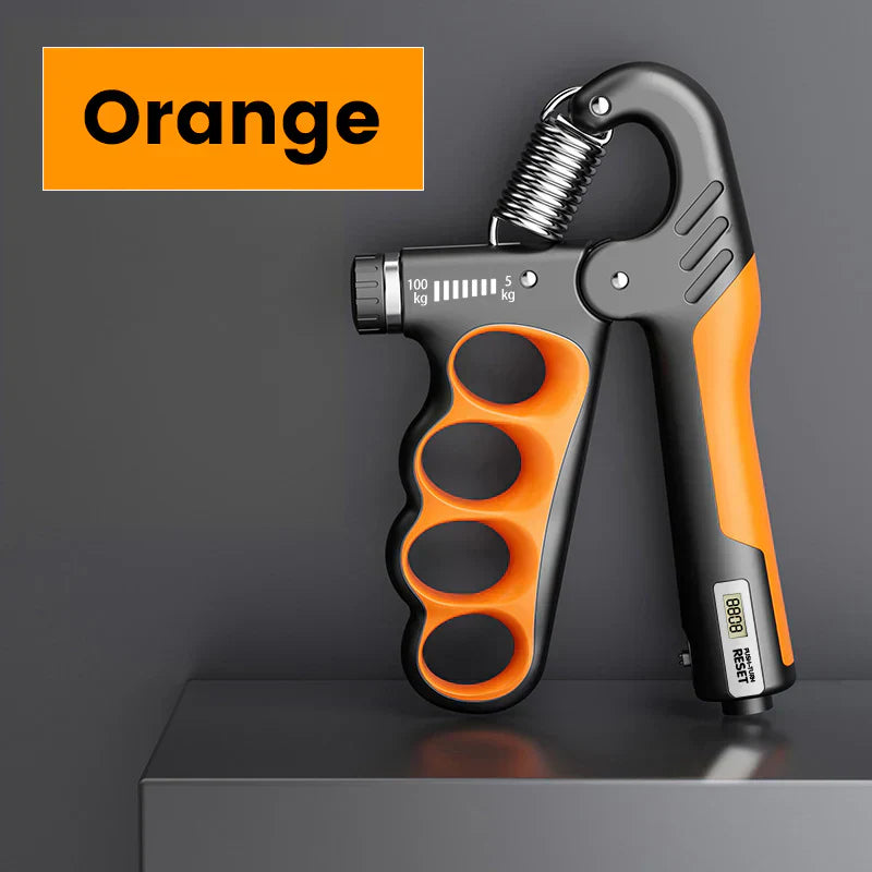 Justerbar handgreepstränare med elektronisk avläsnin