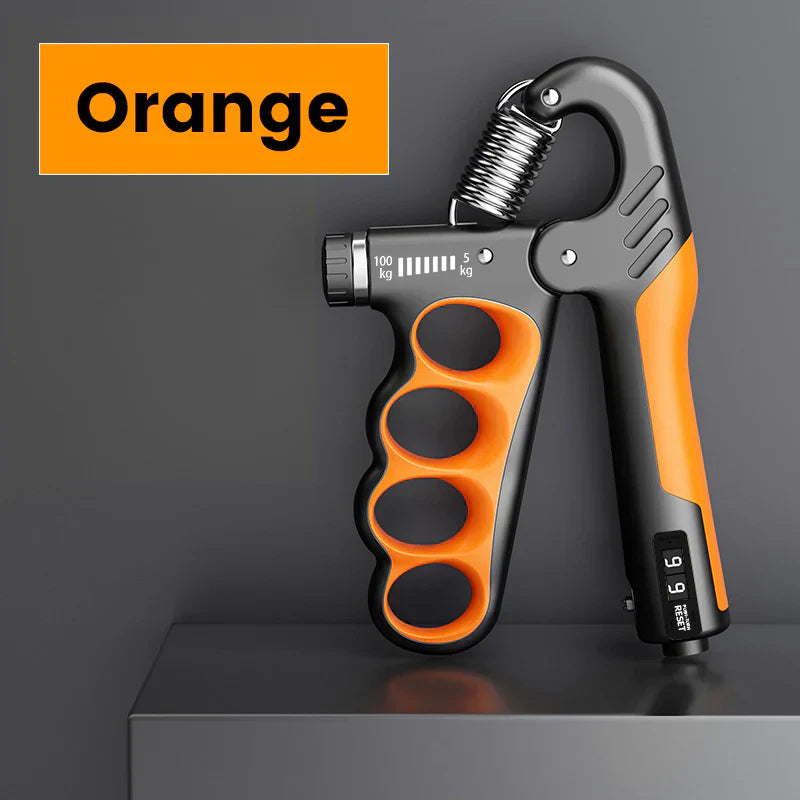 Justerbar handgreepstränare med elektronisk avläsnin