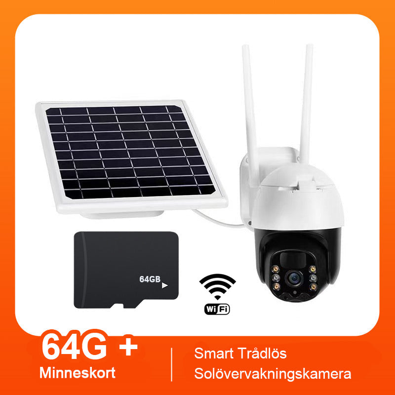 🔈🔈60% rabatt🎥Smart trådlös solövervakningskamera 🎁Gratis frakt