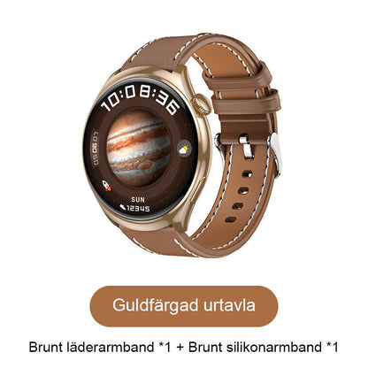 "❤️ Hälsopaket: Watch 4 Pro + Hälsoapp 📊 Spårning av SLEEP/HR/SpO2 ⚡ 7-dagars Batteritid 🎁 Just Nu: 55% Rabatt + Fri Retur"