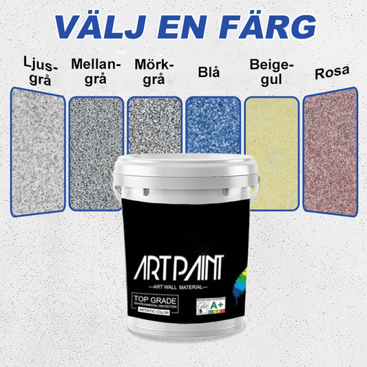Mångsidig Strukturfärg för Utomhus & Inomhus