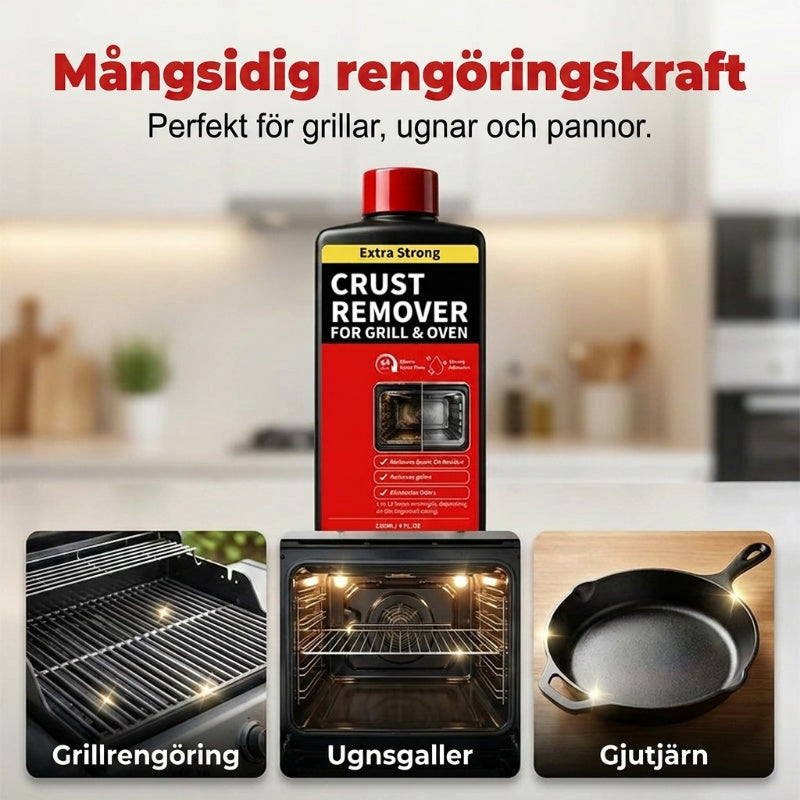 Kraftfullt rengöringsmedel för ugn och grill