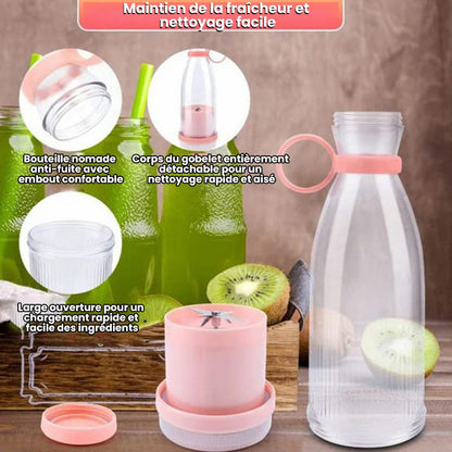 🎄 Offres Spéciales pour Noël 🎄 Extracteur de Jus Portable Best-Seller | 🌟 Savourez du jus frais à tout moment, partout !