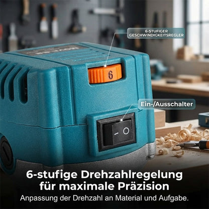 🛠️ Kraftfull 800 W träbearbetningsfräs 🎯 Komplett set med fräsar och kantfräsar