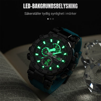 🔥Multifunktionell LED-vattentät digital klocka