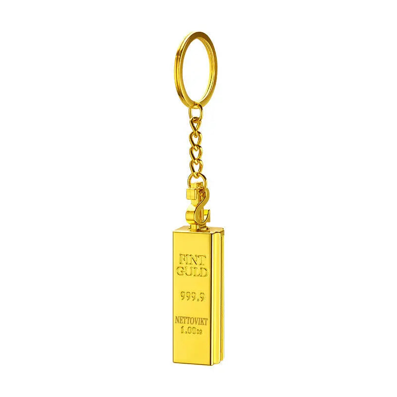 🌟God present🎁Multifunktionell metallnyckelring Tändstickor kan slås tiotusentals gånger