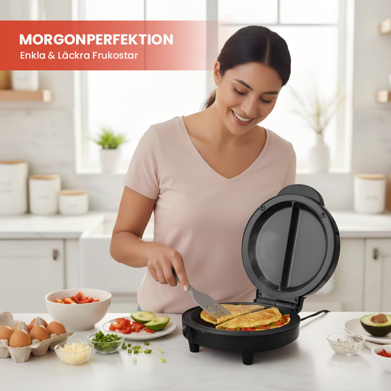 🔥🎁Nyhet 50 % RABATT🔥Multifunktionell elektrisk non-stick-frukostgrill