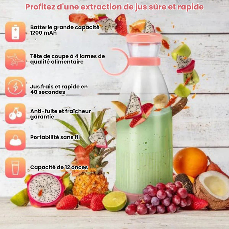 🎄 Offres Spéciales pour Noël 🎄 Extracteur de Jus Portable Best-Seller | 🌟 Savourez du jus frais à tout moment, partout !