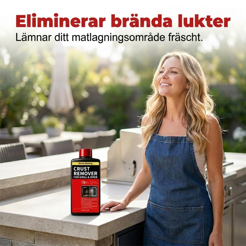 Kraftfullt rengöringsmedel för ugn och grill